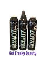 3 PACK 8.5 oz. Redken 07 Full Frame Volumizing Mousse. 241g. ONLY 1 PUMP TOP....