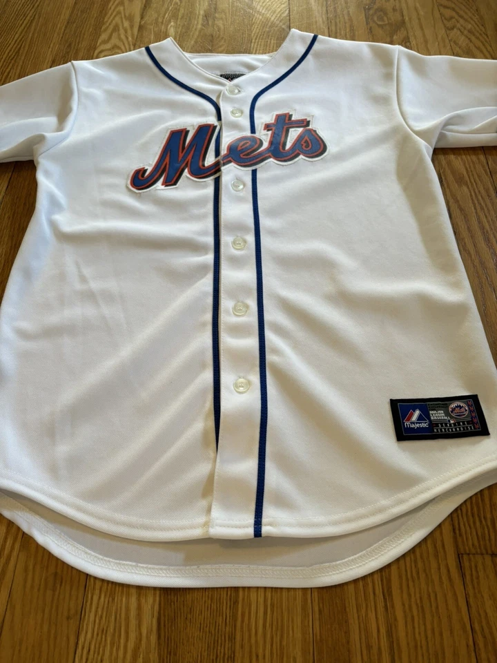Camiseta de béisbol David Wright #5 de los New York Mets Majestic MLB (talla grande juvenil) Foto 2 de 4