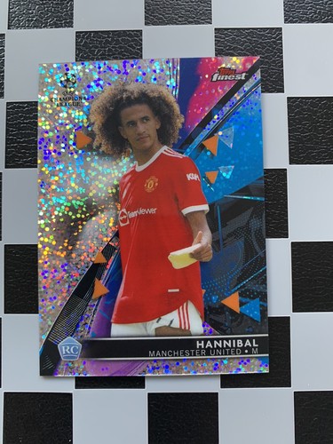 2021-22 Topps Finest UCL RC Hannibal Speckle /175 Manchester United