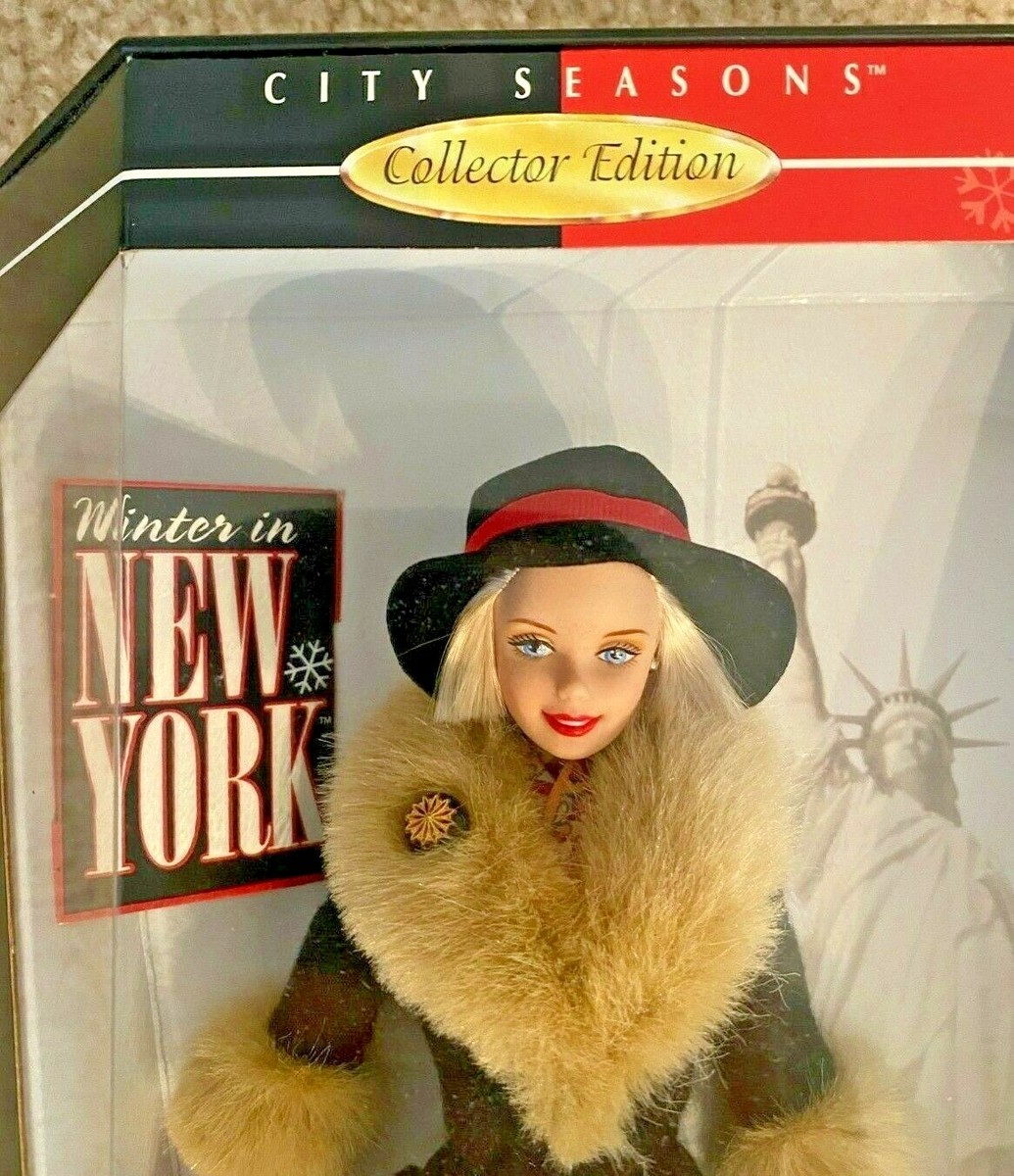 バービー 1998年 ウィンターコレクション ニューヨーク VINTAGE 1998 BARBIE Winter in New York CITY SEASONS COLLECTION