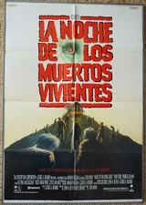 NIGHT OF THE LIVING DEAD SAVINI movie poster Spain 1990 GEORGE A. ROMERO