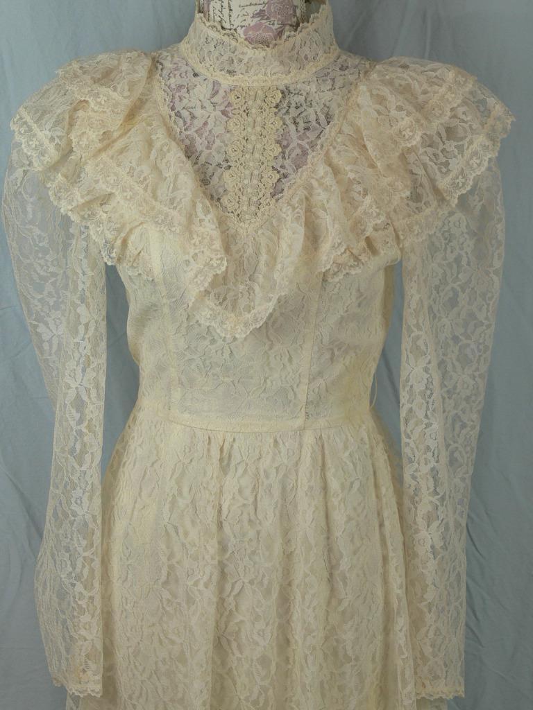 VINTAGE CANDI JONES CALIFORNIA VICTORIAN PRAIRIE WEDD… Gem