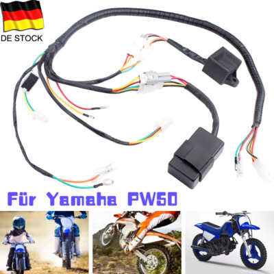Zündung Kabelbaum CDI Steuergerät Zündspulen satz für Yamaha PW50 Dirt Bike