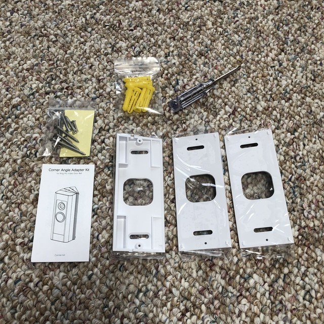 Ring Doorbell Pro Angle Mount 3 PCS Adjustable Video Corner Adapter Kit