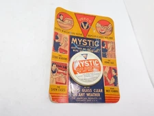 Vintage Veeco Mystic Magic Anti-Frost Advertising Keeps Glass Clear USA Orig PKG