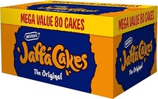 McVitie's Jaffa Cakes Mega Box Value Pack 80 Count 4 Packs of 20 Cakes