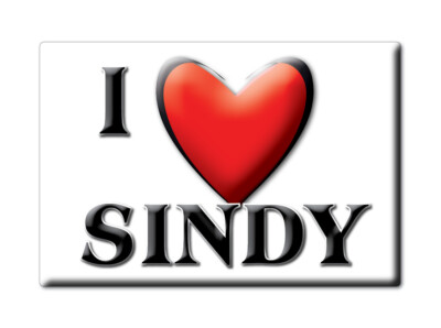Sindy Magnet Fridge Magnet Name Gift Idea Birthday Joke