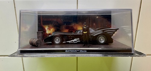 BATMAN 1989 MOVIE BATMOBILE 1:43 Scale Diecast Car #1 EAGLEMOSS AUTOMOBILIA - Picture 4 of 4