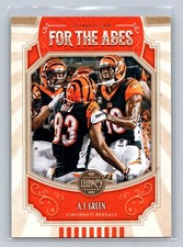 A.J. Green - 2019 Legacy Football For the Ages Insert  Card # FTA-AG