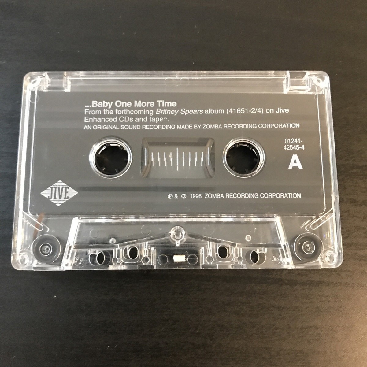 Baby One More Time by Britney Spears Cassette 1998 Limited Edition