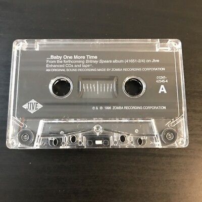 Baby One More Time by Britney Spears Cassette 1998 Limited Edition