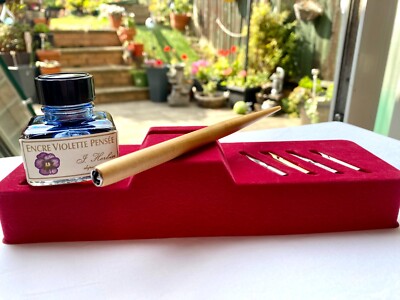 J Herbin Vintage Kalligrafie Set '' La Perle Des Ences '' 