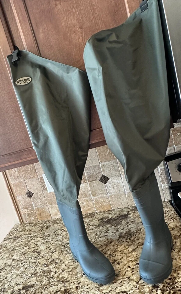 Rustic Ridge Green Hunting Wader Lug Boot Sz 7 - Image 4 of 4