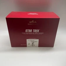 Hallmark Keepsake Christmas Storytellers Star Trek U.S.S. Enterprise Tree Topper