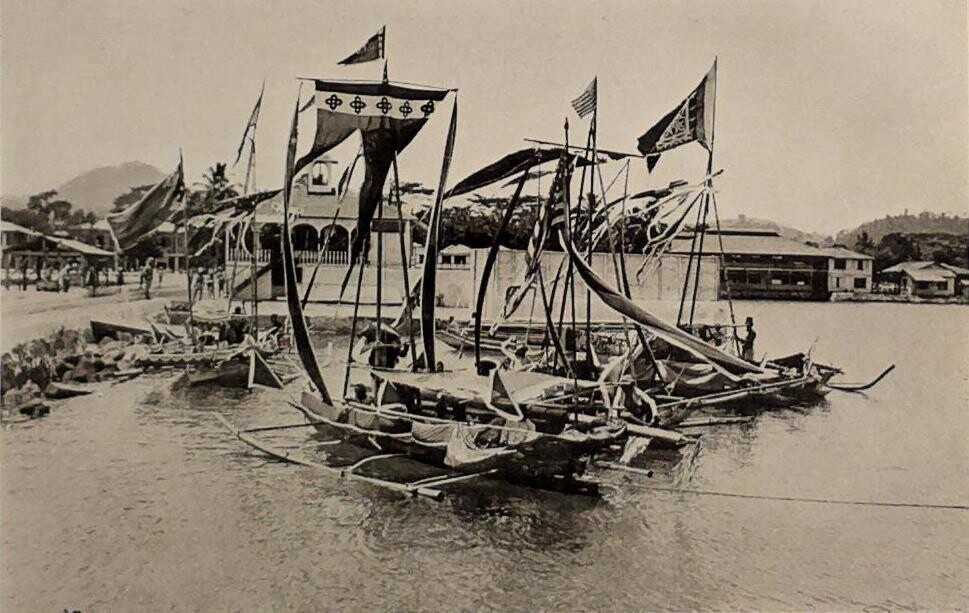 mariaページ 1916 MORO BOATS Vinta Lepa-Lepa Sakayan Photograph