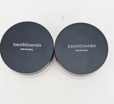 BareMinerals Original Loose Powder Foundation SPF 15 Medium Beige 12 Lot of 2