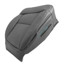 Driver Side Bottom Leather Seat Cover Gray 04 05 Compatible with Ford F150