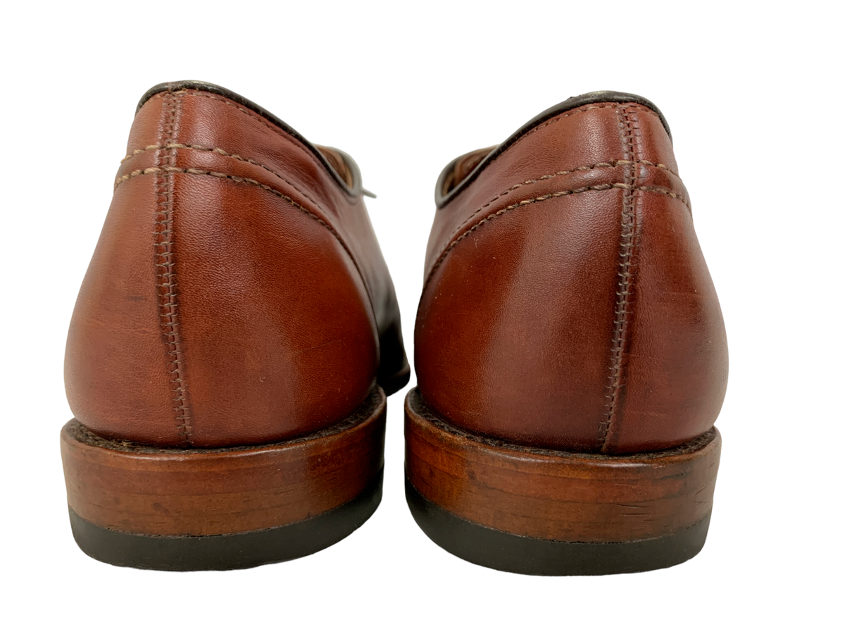 Allen Edmonds LESALLE brown leather lace up split apron toe men's
