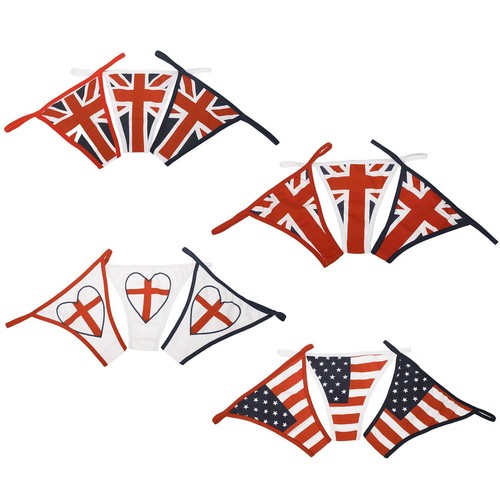 Ladies Union Jack US Flag St George's Cross Cotton Thongs Panties Knickers