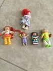 Vintage 1984 Cabbage Patch Lot Of 5 Mini Figures