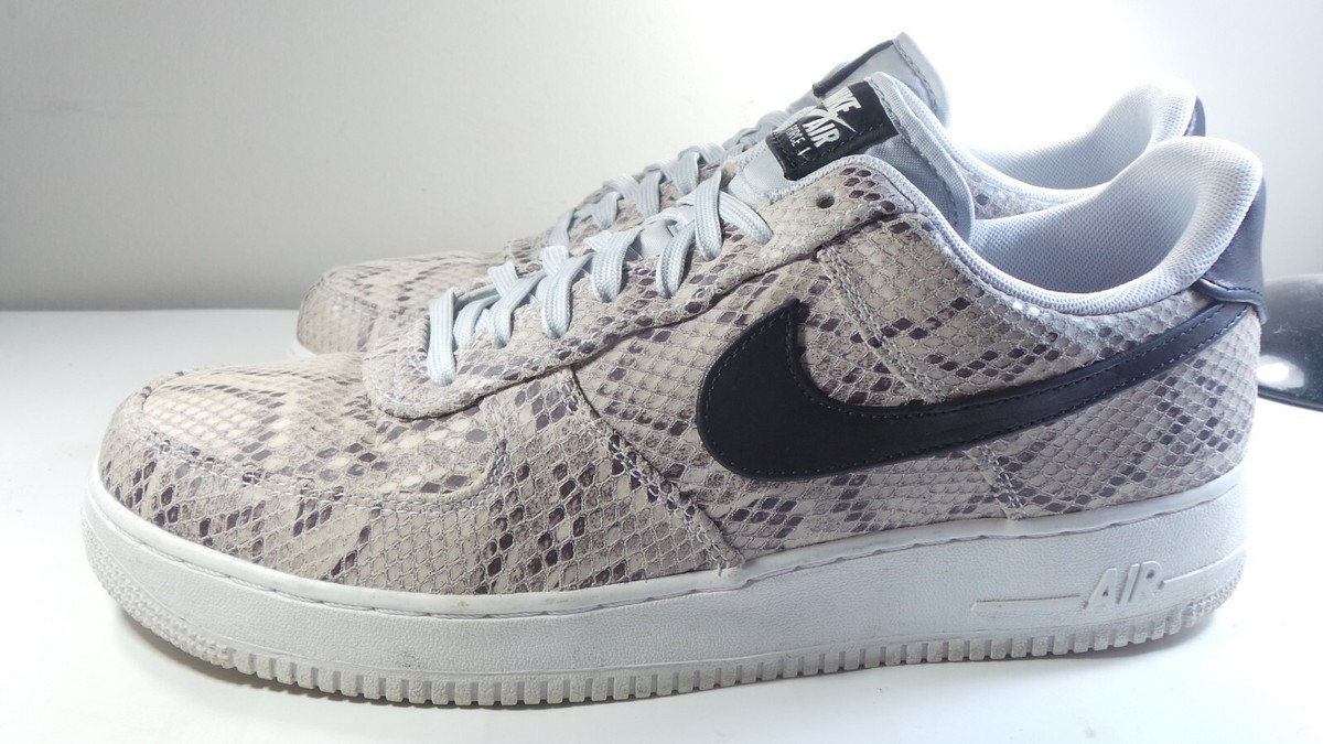 NIKE 2019 AIR FORCE 1 BQ4424 100 SNAKESKIN 12 MAX DUNK 