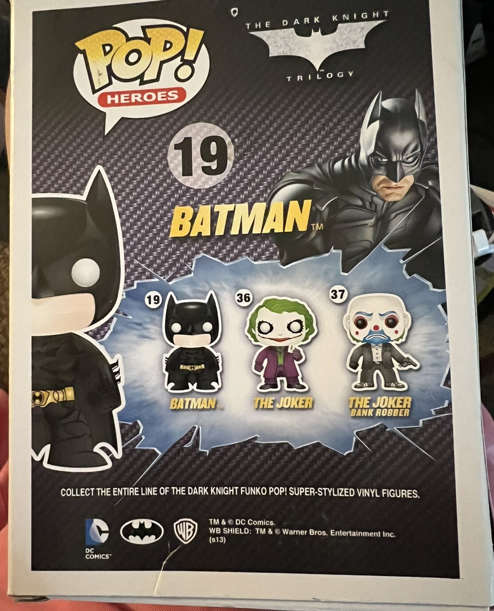 Funko Pop Batman The Dark Knight Trilogy 19 Damaged Box | eBay