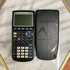 Texas Instruments TI-83 Plus Graphing Calculator With Cover Tested & Working
