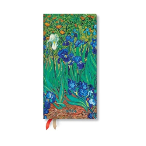 Paperblanks Van Gogh’s Irises (Van Gogh’s Irises) Slim 12-mo (Gebundene Ausgabe) - Photo 1/1