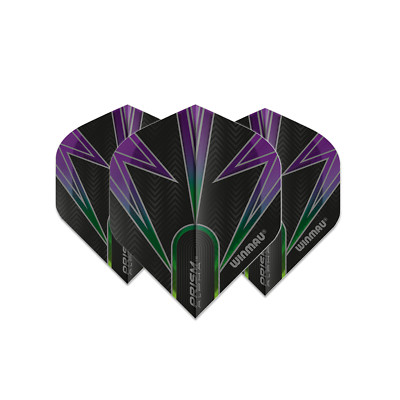 Winmau Flight - Prism Alpha Black&Purple - Standard 100 Micron (Flight) NEU