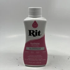 Rit All Purpose Dye, Fuchsia, 8 fl oz