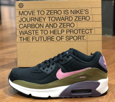 *NEW* Youth Grade-School Nike Air Max 90 (GS) Black/Elemental Pink  (DX3091 001)