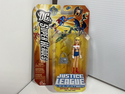 DC Super Heroes Justice League Unlimited 2005 Supergirl 3.5" Action Figure - Picture 11 of 11