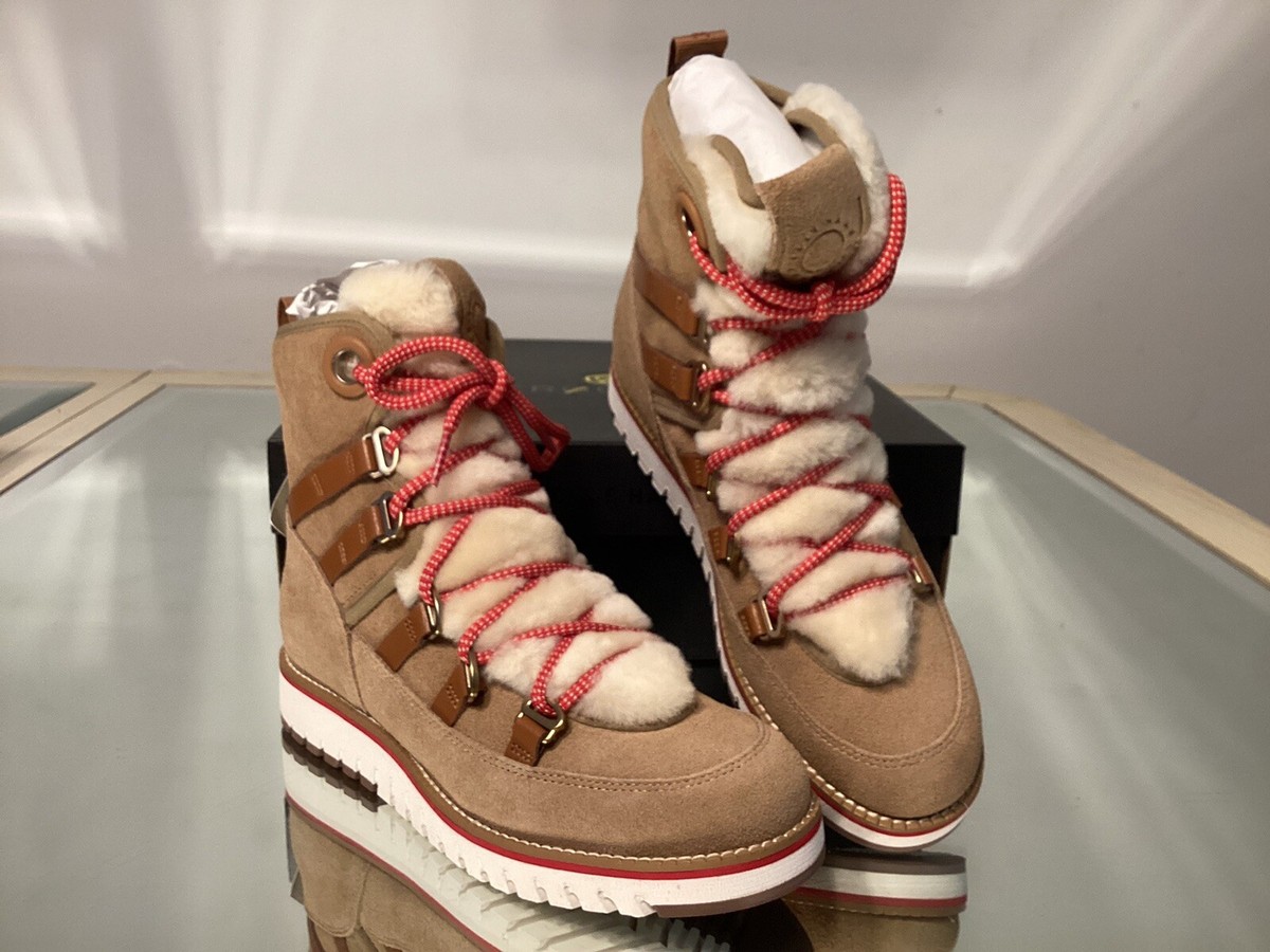 2回着【極美品】COLE HAAN ZEROGRAND デッキシューズ US10 COLE HAAN Zerogrand Luxe Water Resistant Women's Hiker Boots Sz