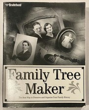 Family Tree Maker 3.0 For Windows By Broderbund Reference Manual Book Only