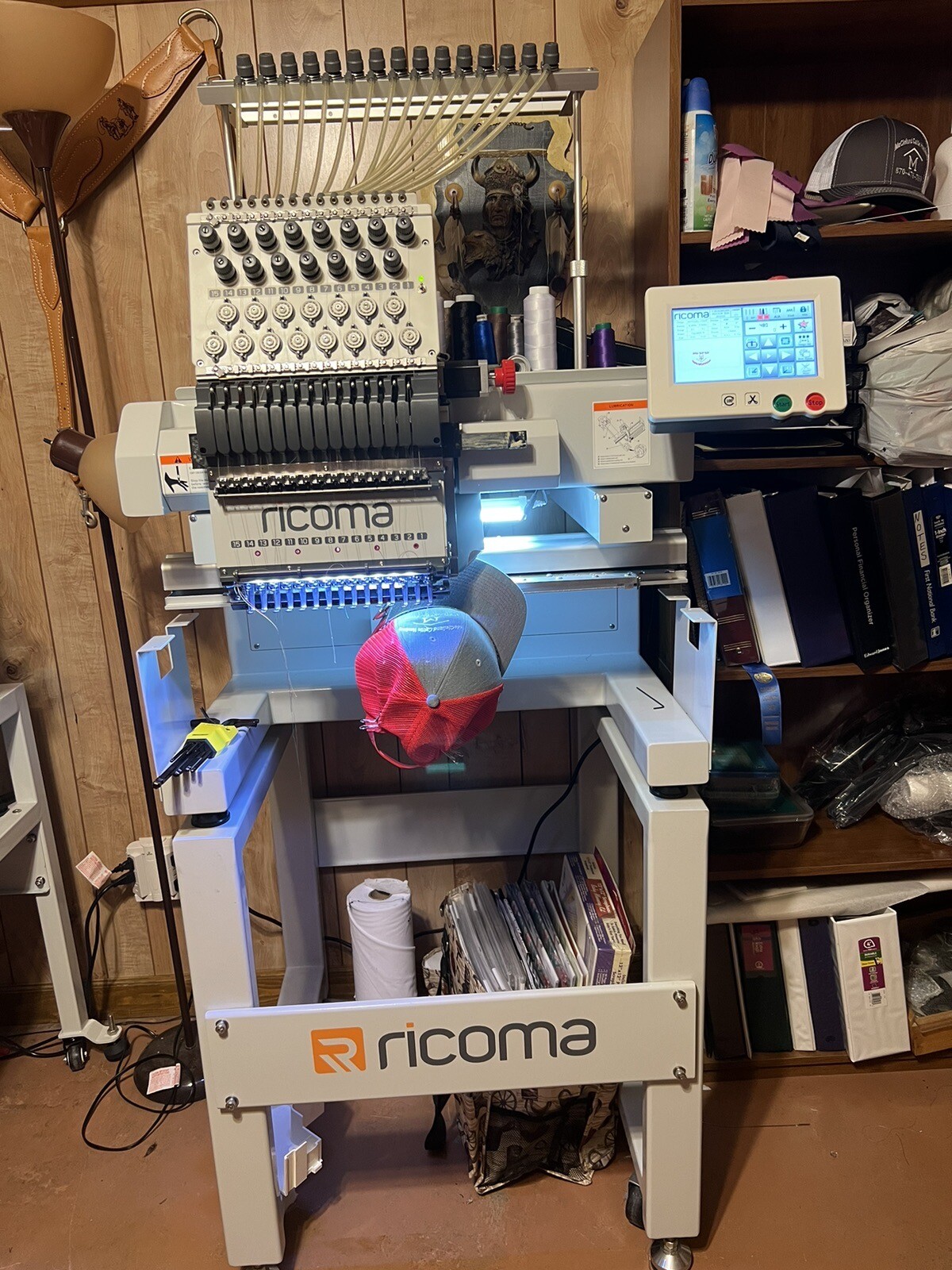 MT1501, Single Head, 15 Needle Commercial Embroidery Machine eBay