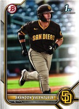 2022 Bowman Prospects #BP28 Brandon Valenzuela