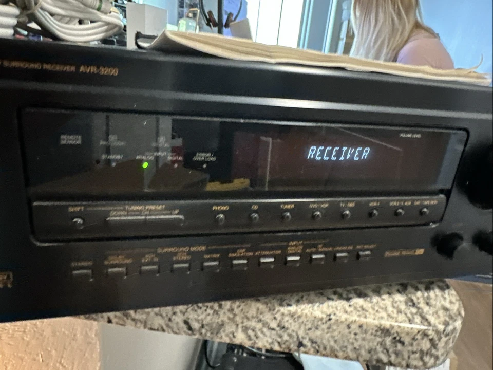 Denon AVR-3200 AV Surround Receiver W Dolby Digital/User Manual Bundle - Image 4 of 4