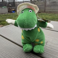 2003 The Wiggles Dorothy The Dinosaur 8" Bean Bag Plush Toy Spin Master