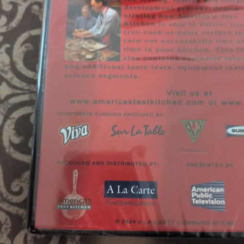 Inside America's Test Kitchen DVD Öffentliches Fernsehen Kochshow TV. Neu. Versiegelt - Bild 3 von 5