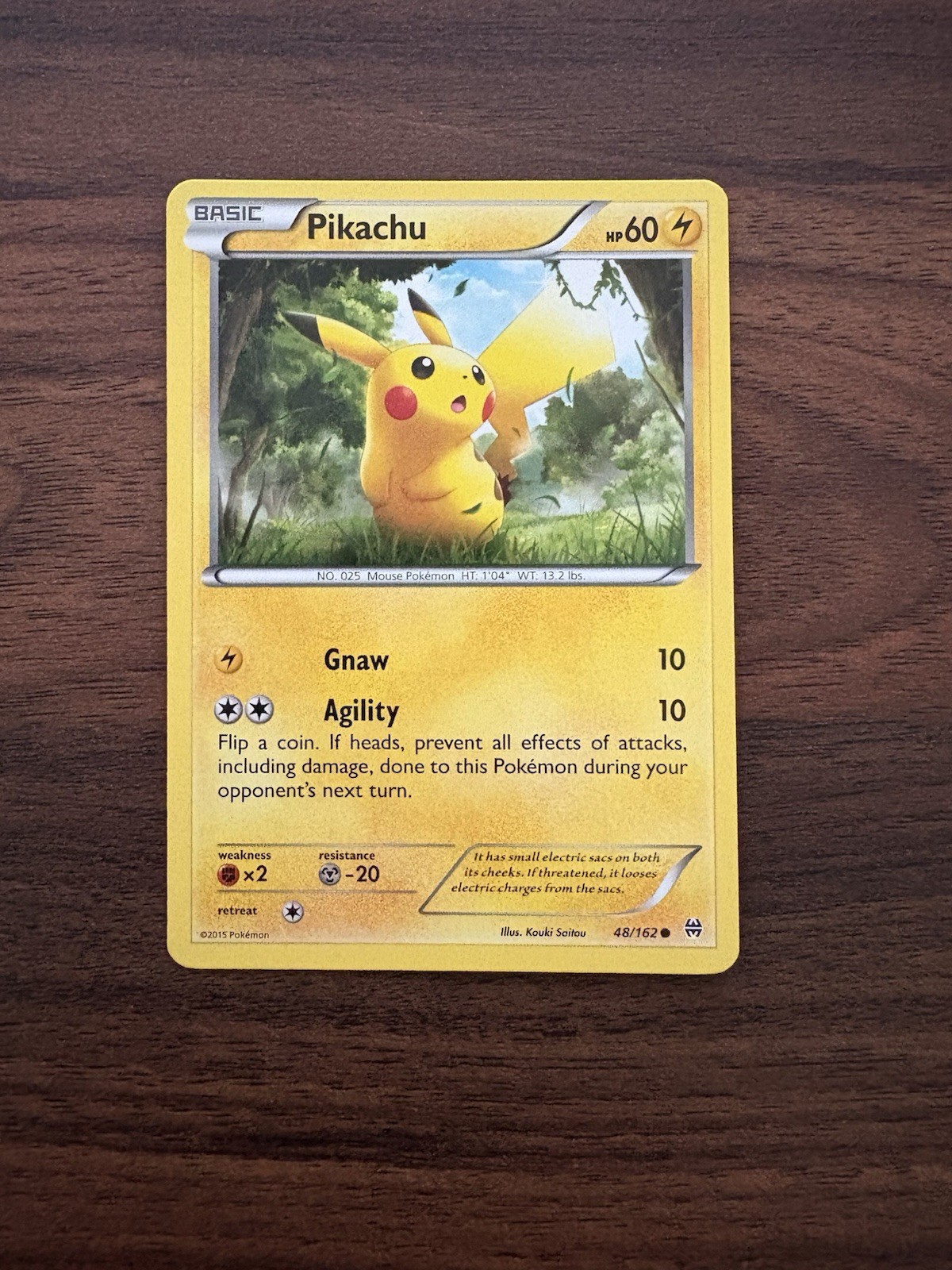 Pikachu Pokemon Common XY - BREAKthrough 48/162 NM