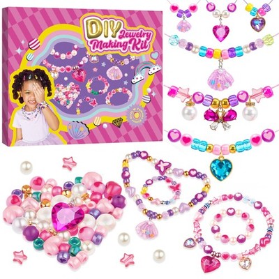 Tomons Charm Bracelet Making Kit for Kids,Jewelry Medium, purple