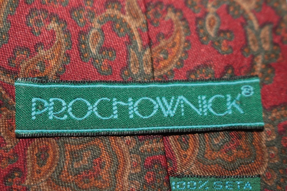 PROCHOWNICK Silk tie Made in Italy F83099 - Image 4 of 4