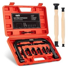 Valve Spring Compressor, 10pcs Valve Spring Removal Tool with Solid C red