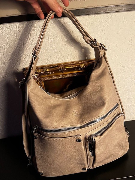 D.KELLY Japan Elegant Handbag & Crossbody Bag - Beige