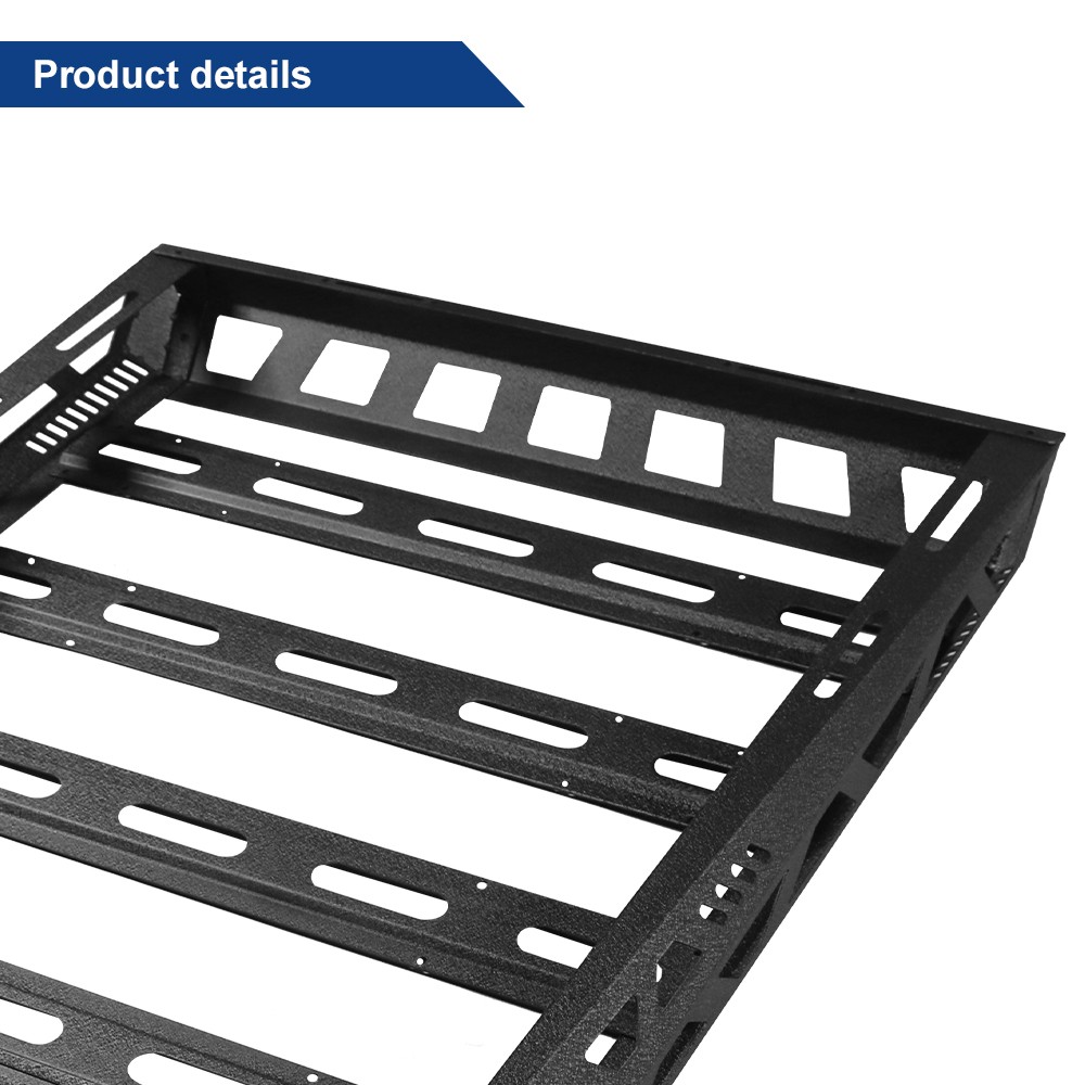 57x43'' Universal Roof Rack Heavy Duty Steel Cargo Top Luggage Carrier Basket