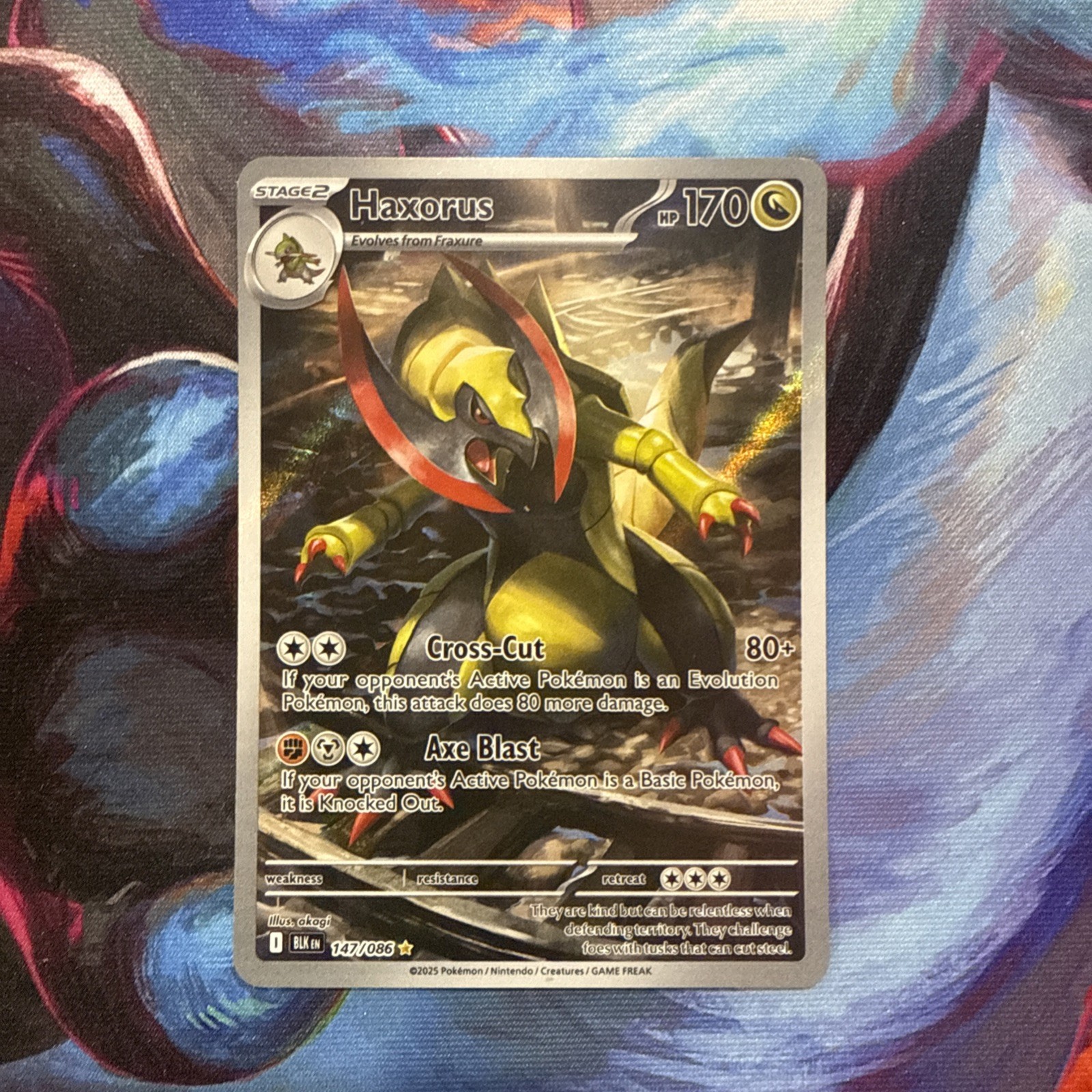 shiny haxorus pokemon card Nothing too crazy, but I wanted to show off my binder page of all my cards so far Haxorus is one of my favorite dragon types and I'm so happy it's Trading Cards - POKEMON TRADING