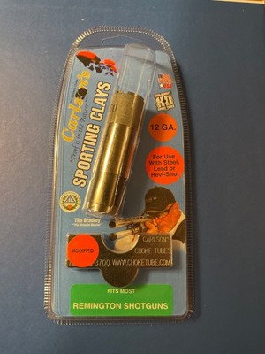 Carlsons Choke Tube 12 GA Remington Sporting Clay Cylinder Modified .710 B13363