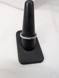 Authentic Radiant Hearts of Pandora Ring Purple Sterling Silver Size 9 ALE