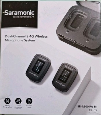 OVP Saramonic Blink 500 Pro B1 TX + RX Wireless Microphone System Neu
