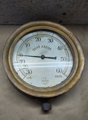 U.S. Gauge Co. Brass Bronze Test Gauge  Steampunk Vintage Antique